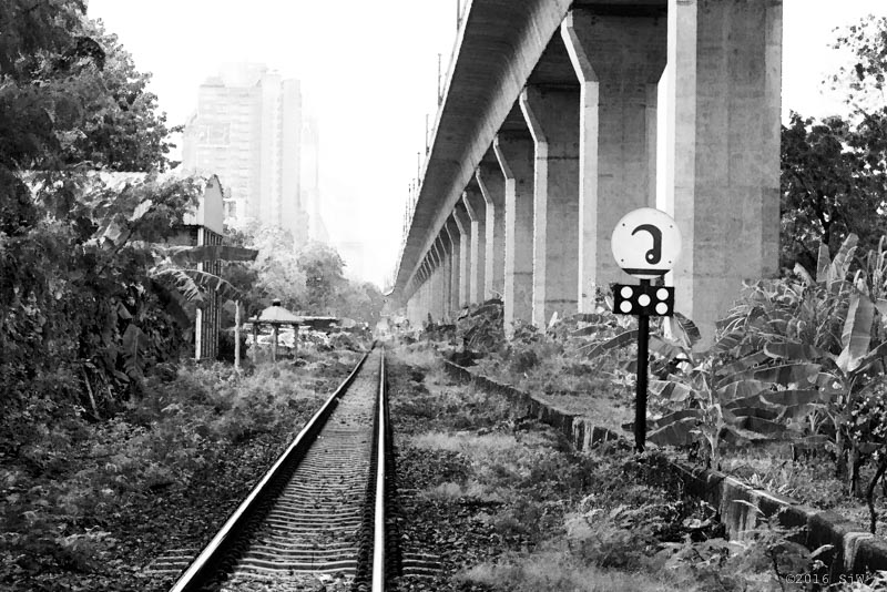 Railway tracks in Bangkok