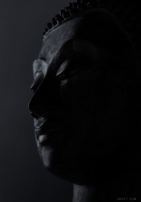 Buddha image at Wat Saket, Bangkok