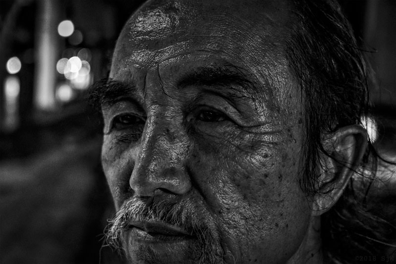 Portrait of a street vendor in Bangkok